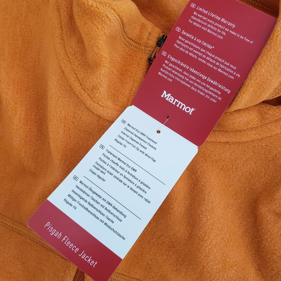 MARMOT PISGAH FLEECE JACKET - HAWAIIAN SUNSET - Picture 9 of 9